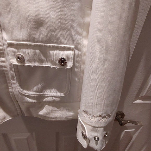 Burton Women's Dryride Making Magic Since 77 white snowboard jacket - Picture 10 of 10